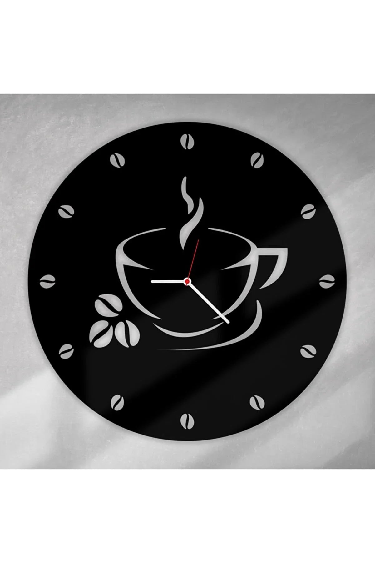 Coffee Wall clock Wall decoration Wooden material