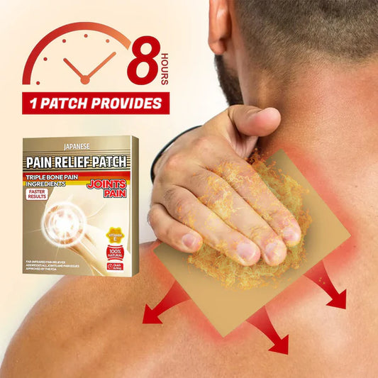 10 Pcs Japanese Pain Relief Patches - IMPORTED