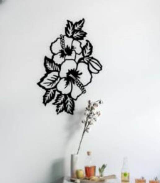 elegant, Modern Flower wall decoration