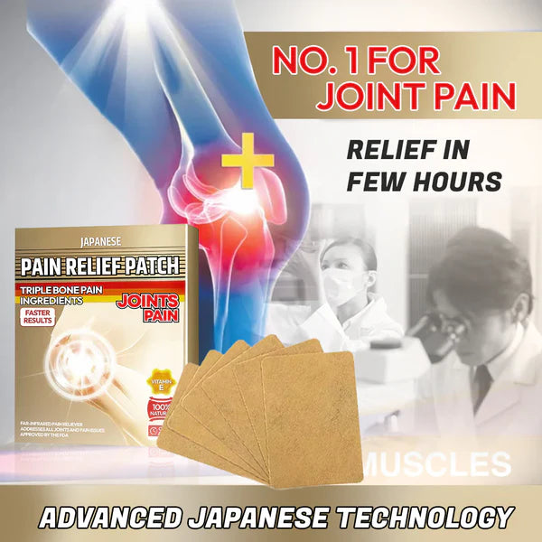 4 Pcs Japanese Pain Relief Patches - IMPORTED