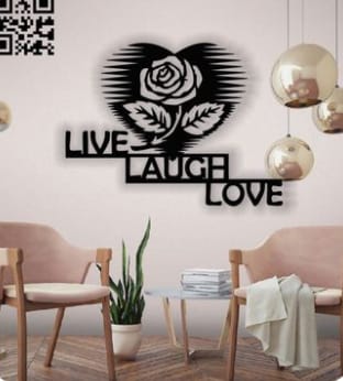 Rose wall decoration
