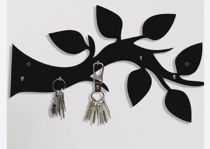 Leave key hanger MDF Wood material