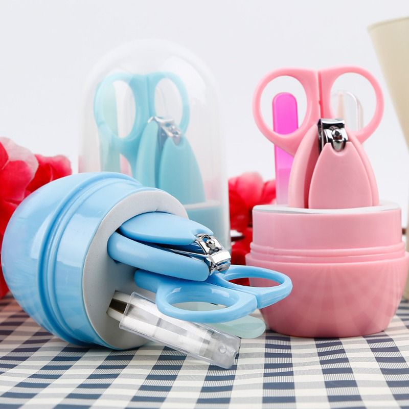 Baby Healthcare Kits Baby Nail Care Set Infant Nail Clippers Care Set with Rabbit Storage Box for Baby (Mix/Random color)