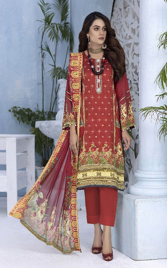 BIN SAEED Embroidered Viscose Collection 3 PIECES Unstitched Party Wear | winter 23