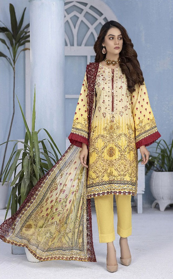 BIN SAEED Embroidered Viscose Collection 3 PIECES Unstitched Party Wear | winter 23