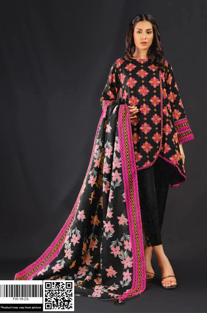 Alkaram Vintax Peach Unstitched l 3 PIECES Casual Wear | Winter 23