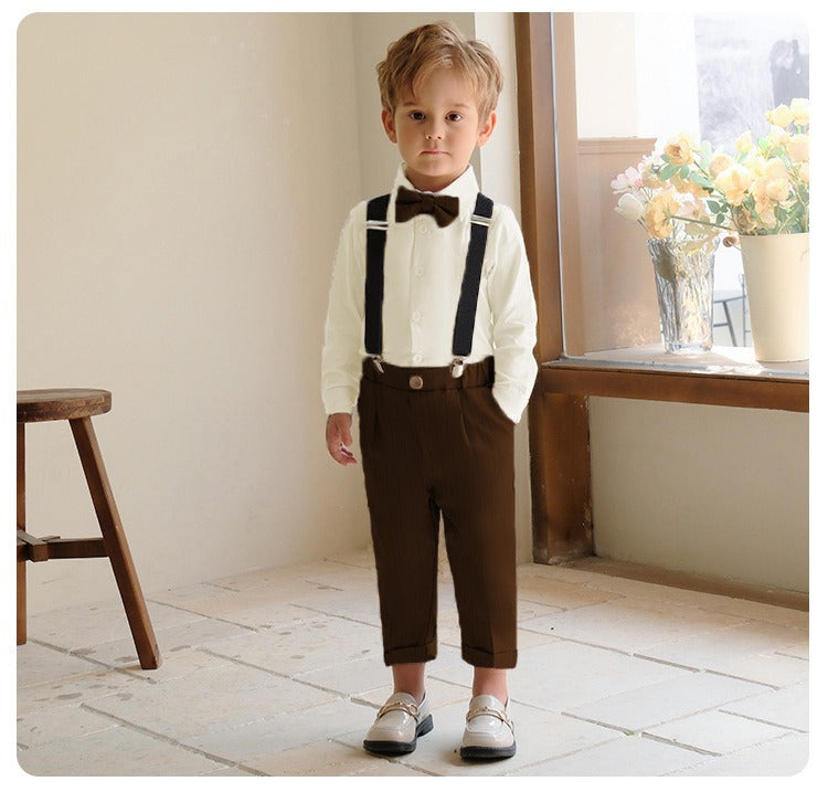FORMAL SUITE WITH SHIRT, PANT & BOW FOR BOYS AND GIRLS