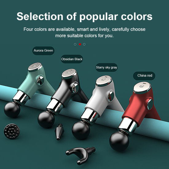 Gun massager lcd display Deep Tissue Percussion Massager For Pain Relief Mini Massageer Gun (Random Color)