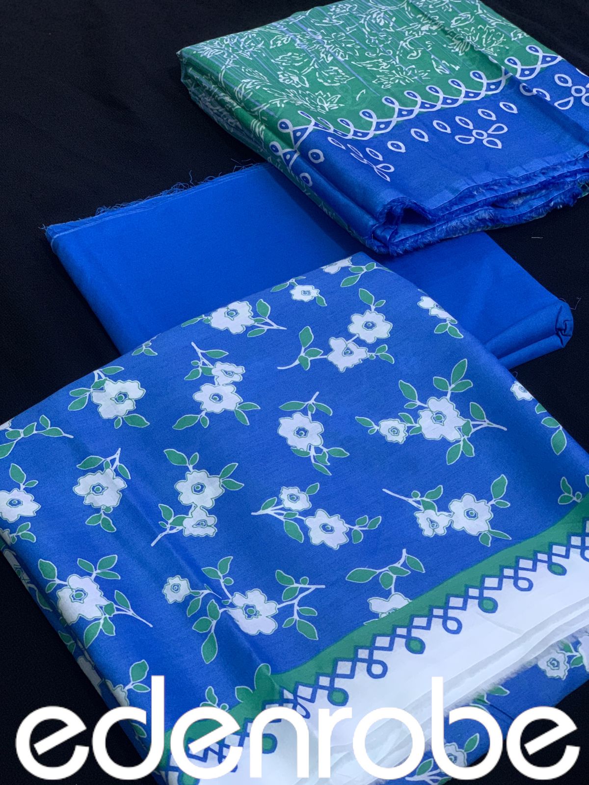 Edenrobe lawn | Unstitched 💯 Original 3pc Printed New Collection