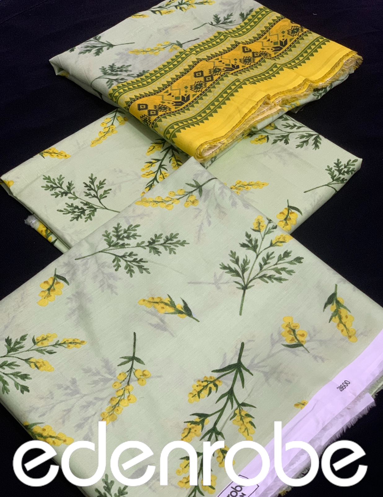 Edenrobe lawn | Unstitched 💯 Original 3pc Printed New Collection