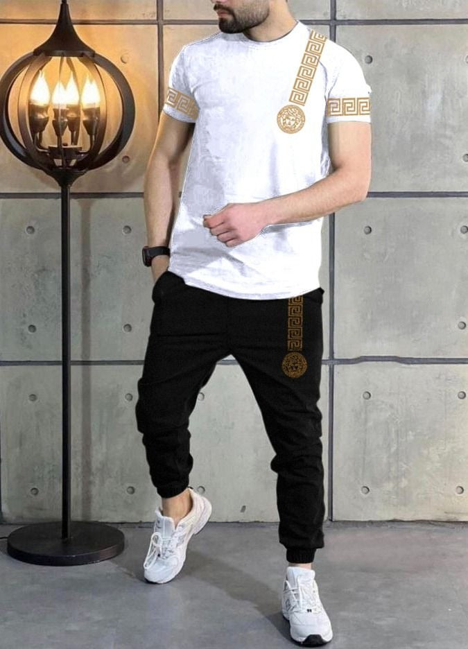 JBi Printed Summer vercase White Tracksuit