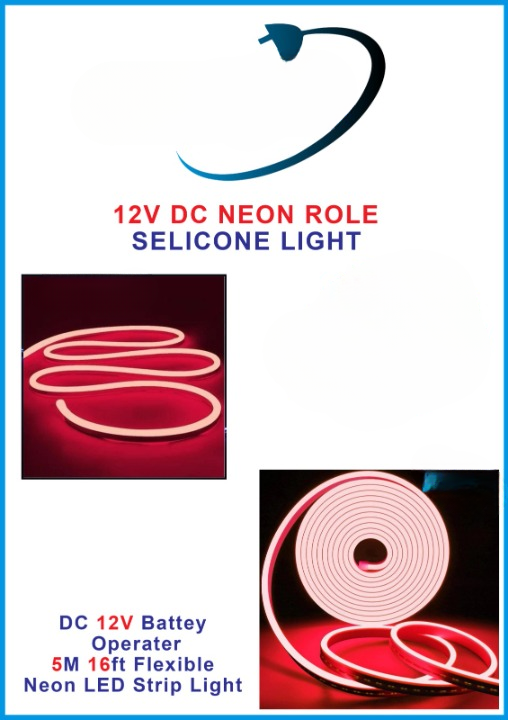 Red Neon Flex Rope Light