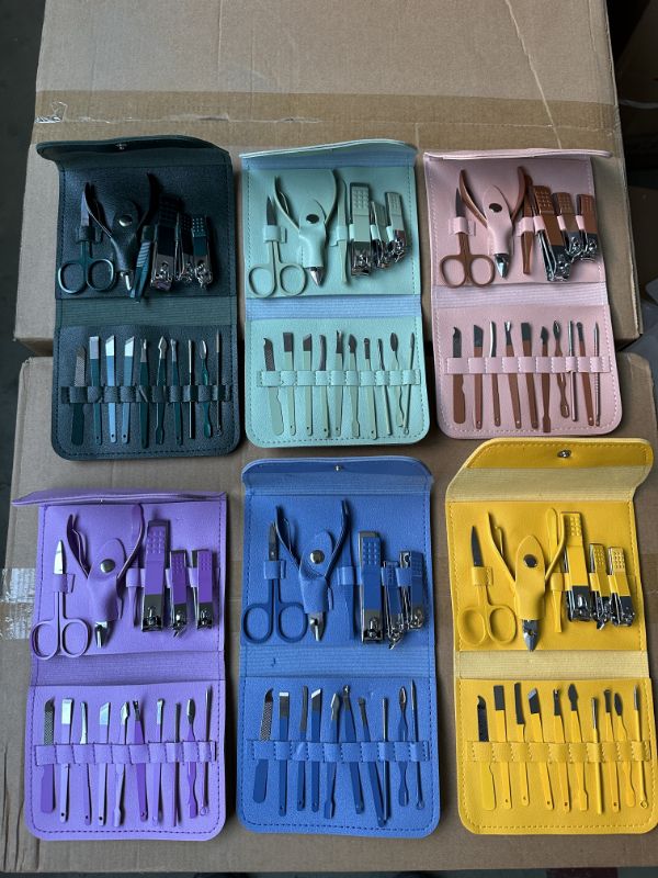 16Pcs Manicure Set Nail Clipper Stainless
