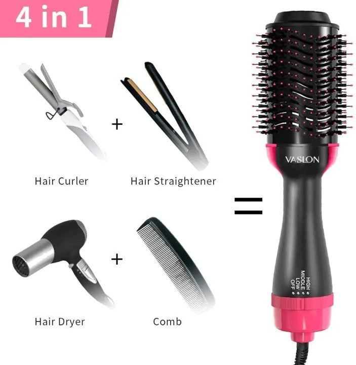 4-in-1 Hair Dryer & Straightener
