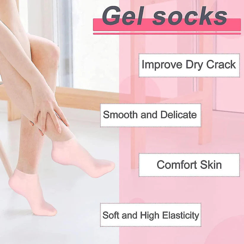 Silicone Moisturizing Socks & Gloves (Premium Quality)