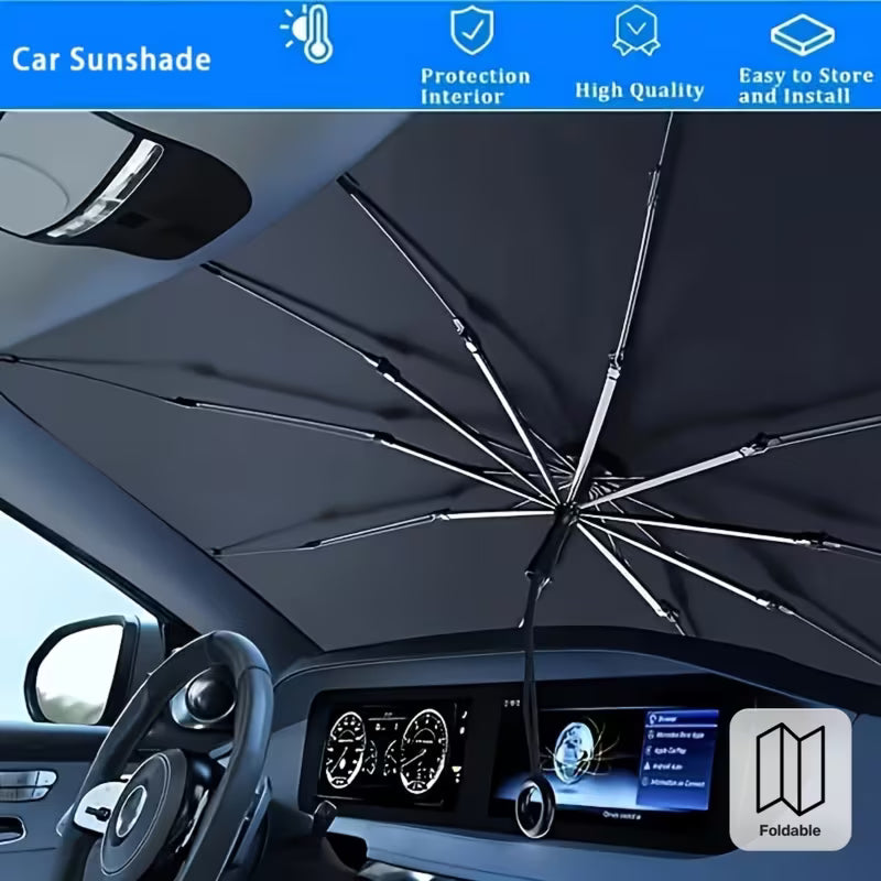 Foldable Umbrella Windshield Sun Shade for Car Interior Protection