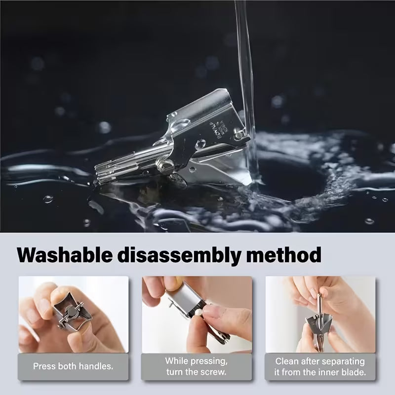 Stainless Steel Manual Nose Trimmer