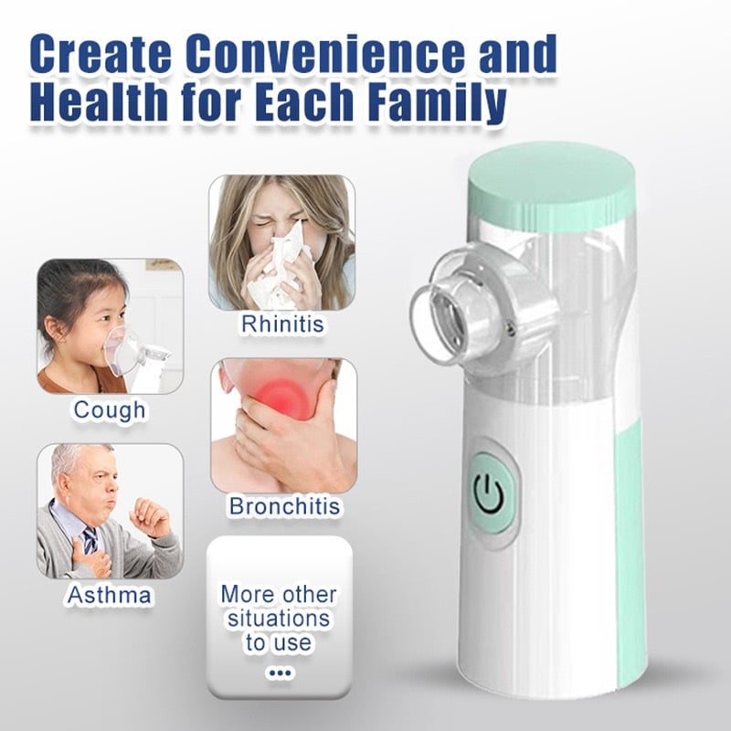 Rechargeable Portable Mesh Nebulizer Kit (40% Off Only For Today)