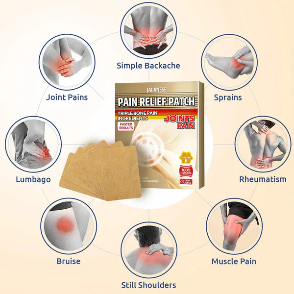 4 Pcs Japanese Pain Relief Patches