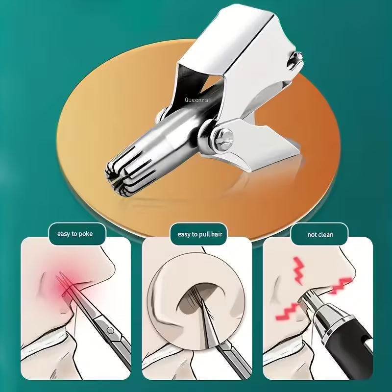 Stainless Steel Manual Nose Trimmer
