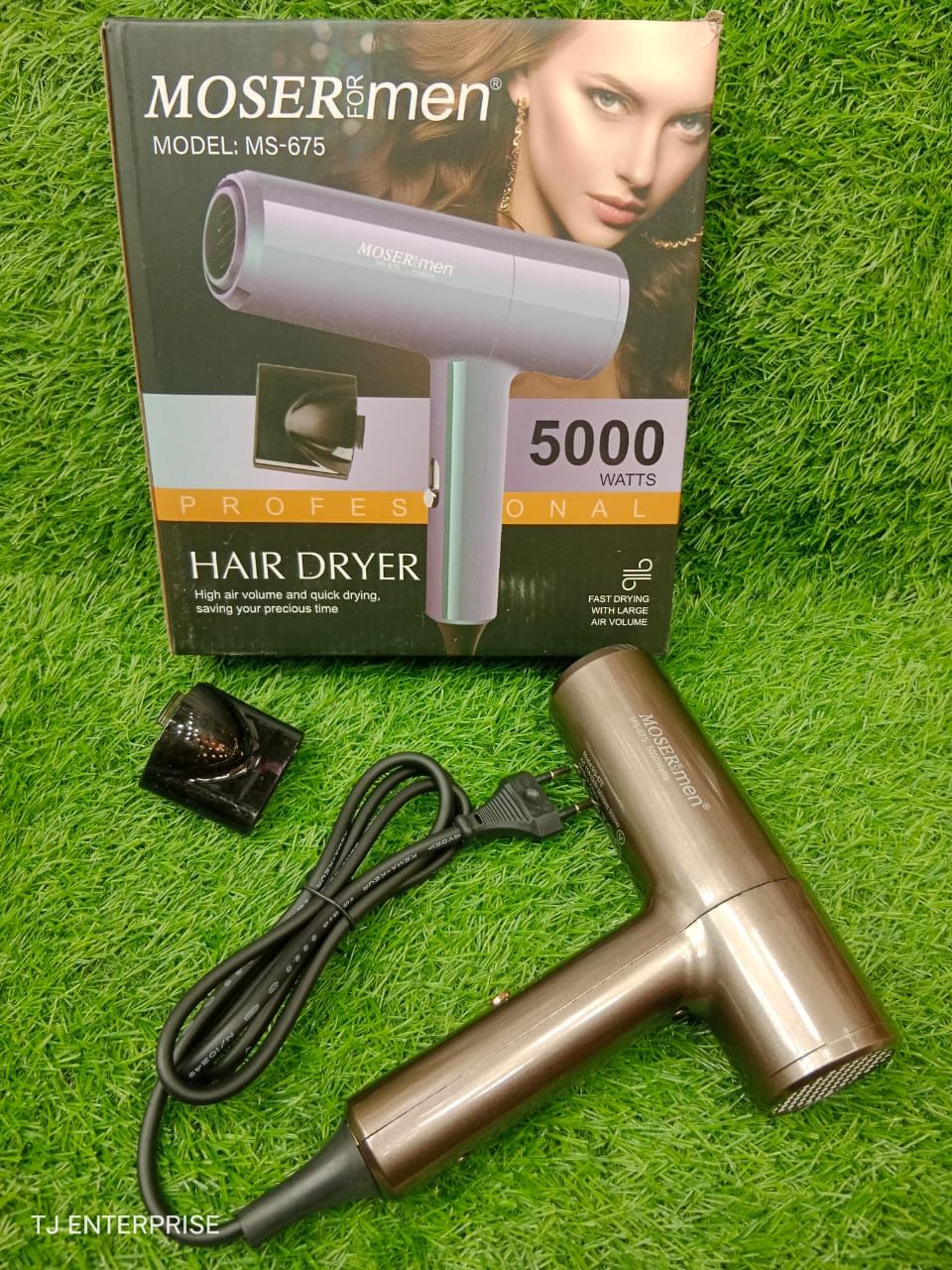 Moser Hair dryer  Professional Hair Dryer 5000w - Fast Drying with Large Air Volume