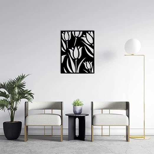 Flower wooden decoration MDF Wood materia