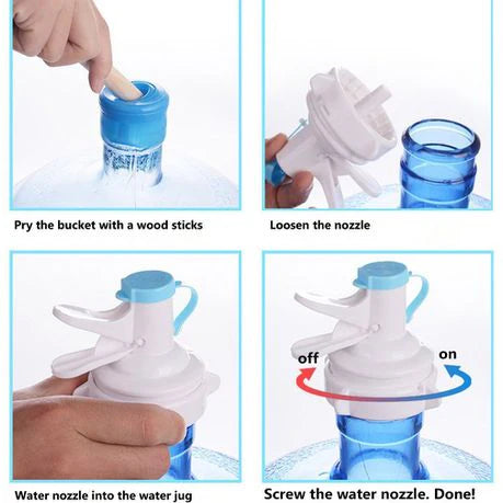 Portable Strong Metal Water Dispenser Rack with BPA Free Fast Flow Water Tap