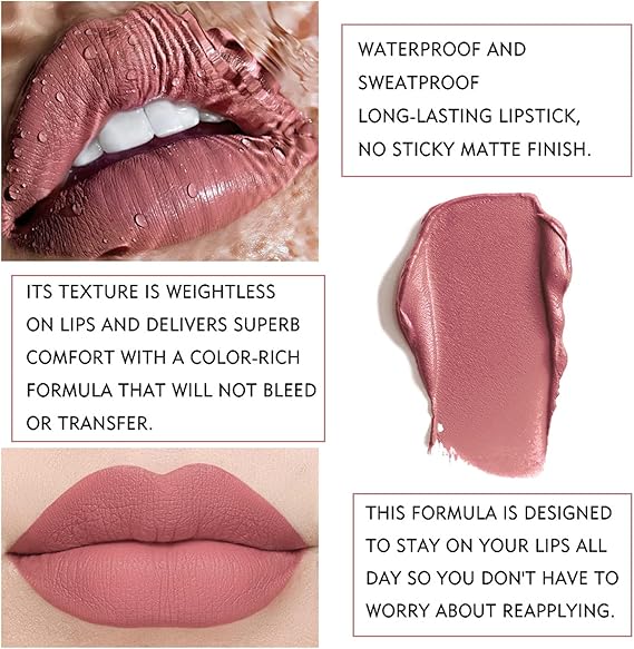 12 Pcs Mocallure Lip Gloss Set