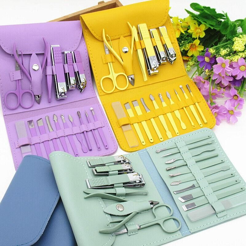 16Pcs Manicure Set Nail Clipper Stainless