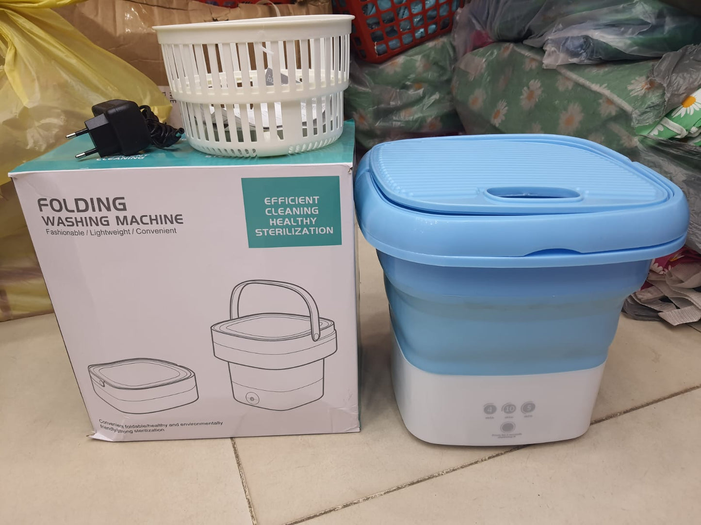 FOLDABLE WASHING MACHINE WITH DRYER