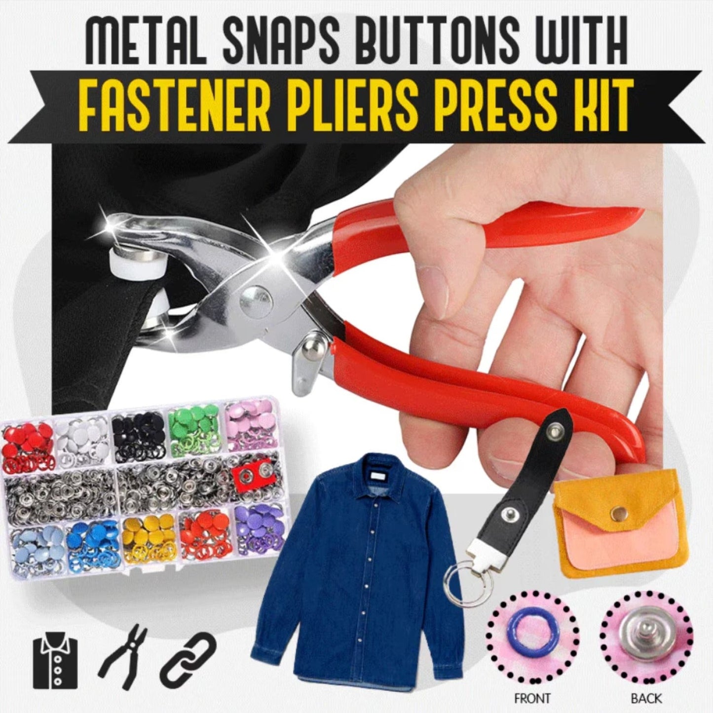 Hand Pressure Press Tool (Metal Body)