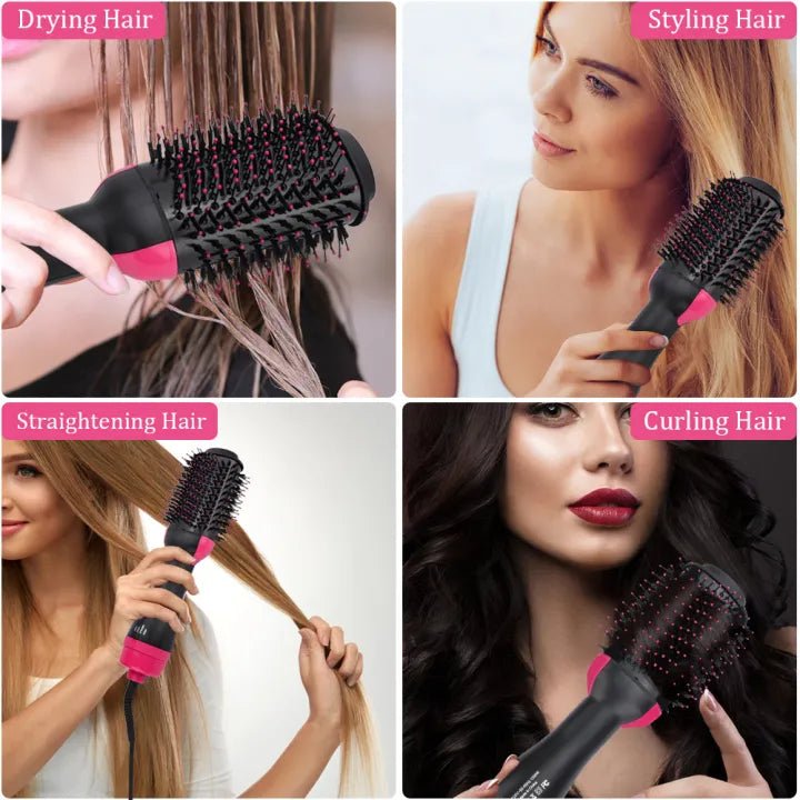 4-in-1 Hair Dryer & Straightener