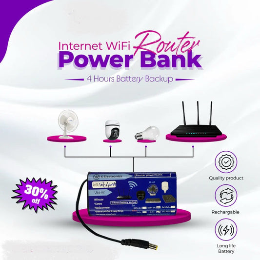 WiFi Router Power Bank (6 Month Warranty)