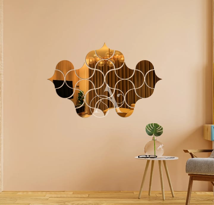 Fireclay Acrylic mirror wall stickers