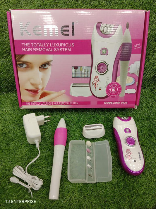 Kemei 3in1 ladies machine