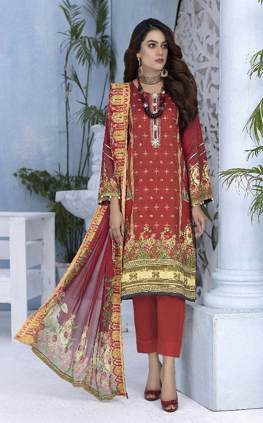 BIN SAEED Embroidered Viscose Collection 3 PIECES Unstitched Party Wear | winter 23