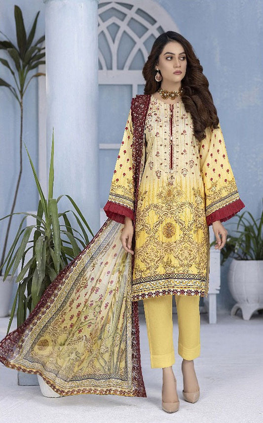 BIN SAEED Embroidered Viscose Collection 3 PIECES Unstitched Party Wear | winter 23