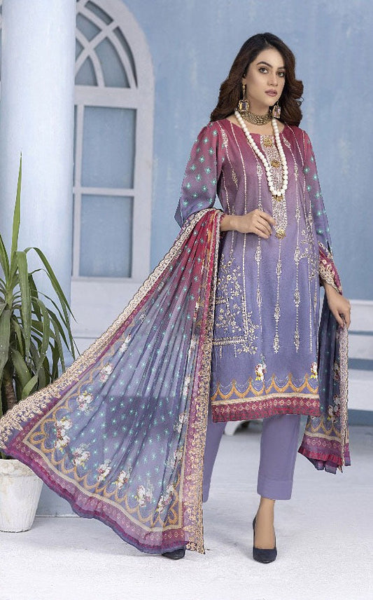 BIN SAEED Embroidered Viscose Collection 3 PIECES Unstitched Party Wear | winter 23