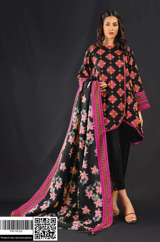 Alkaram Vintax Peach  Unstitched l 3 PIECES Casual Wear | Winter 23