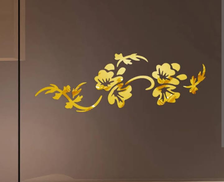 Flower wall stickers