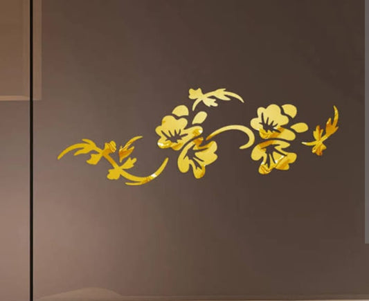 Flower wall stickers