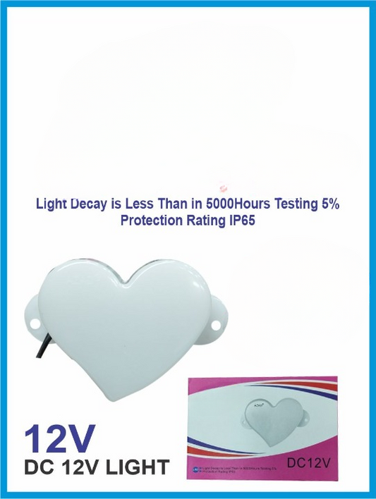 heart shape  DC 12V  light