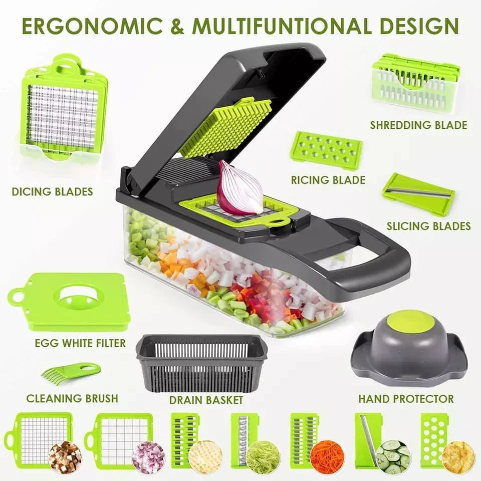 16-in-1 Vegetable Slicer Chopper