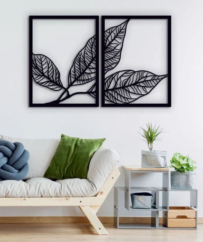 Leaf wooden decoration MDF Wood material