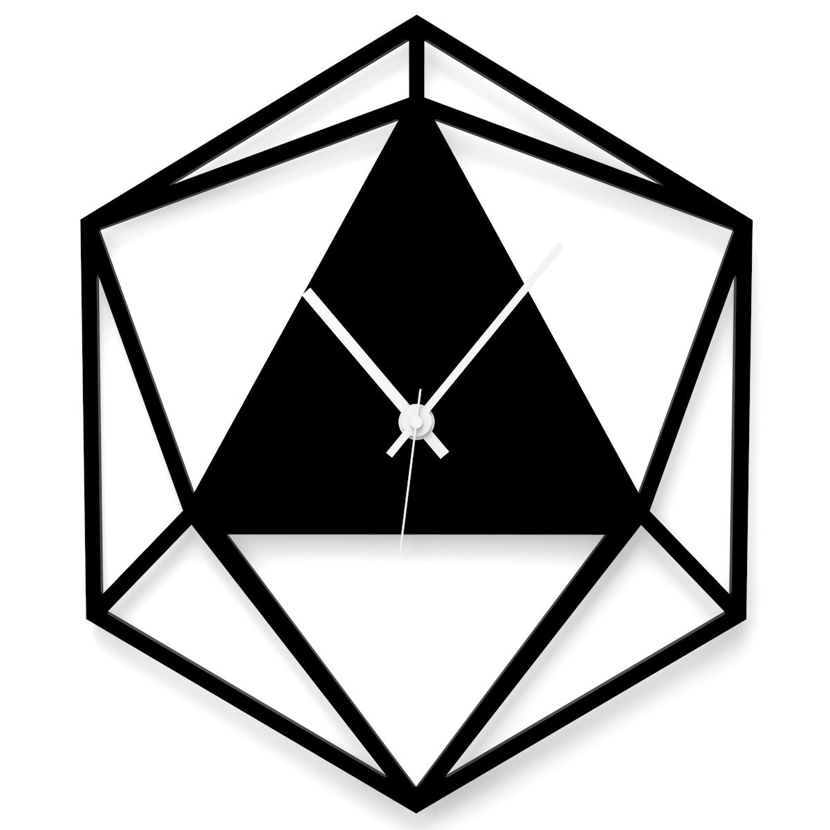 Hexagon  Wall clock